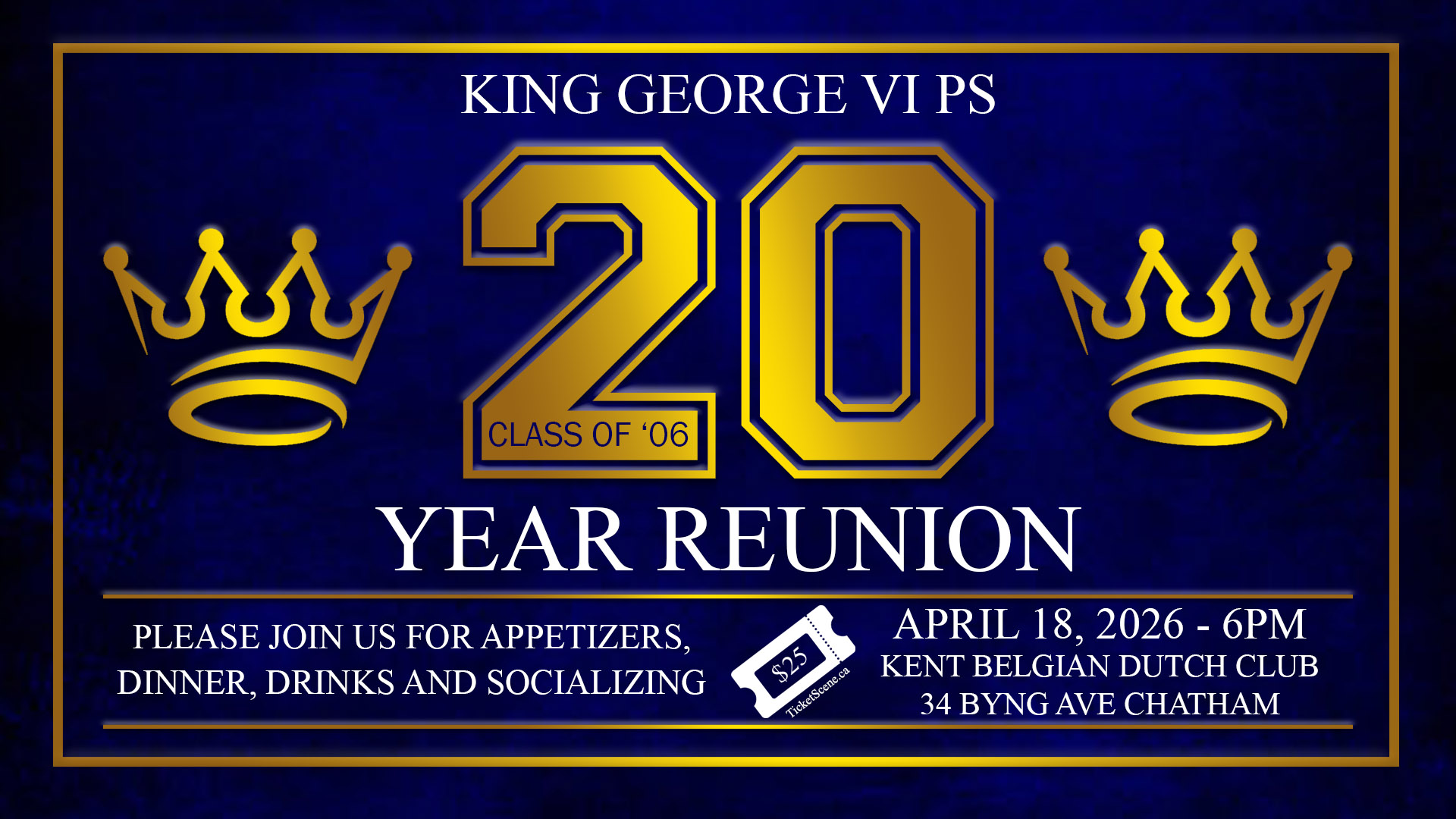 KGVI PS Chatham 20th Reunion Class of 2006