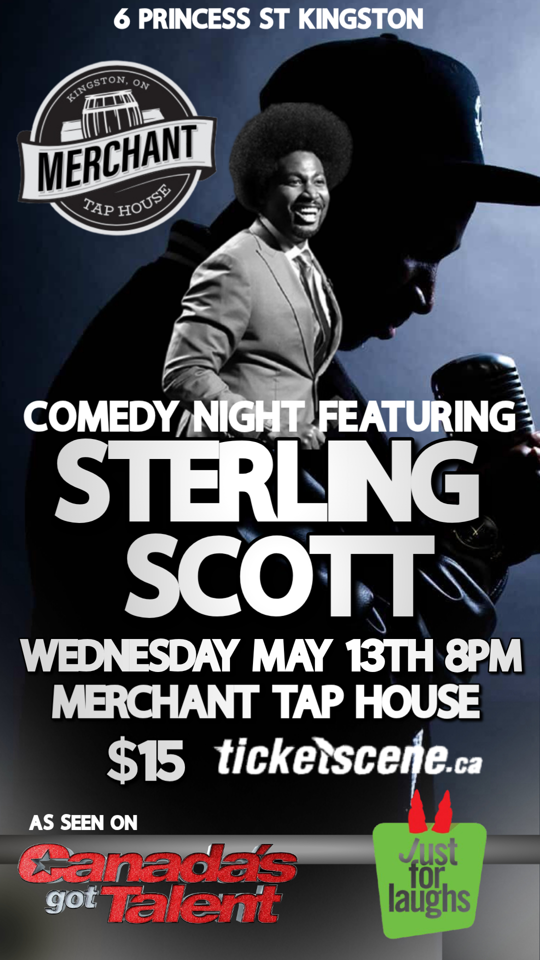 Comedy Night at Merchant Tap House Featuring: Sterling Scott